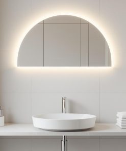 Gương soi phòng tắm bán nguyệt