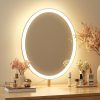 Gương Soi Đèn Led Bàn Trang Điểm Hình Oval 1 chọn gương soi theo phong cách nội thất