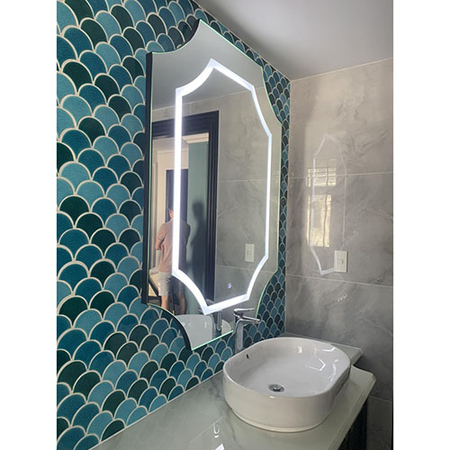 Gương soi đèn led theo thiết kế Guong den led theo thiet ke 1