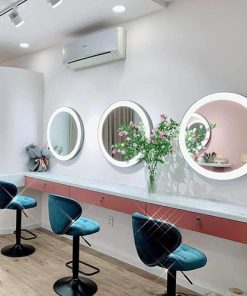 Gương soi đèn led Makeup hình Tròn