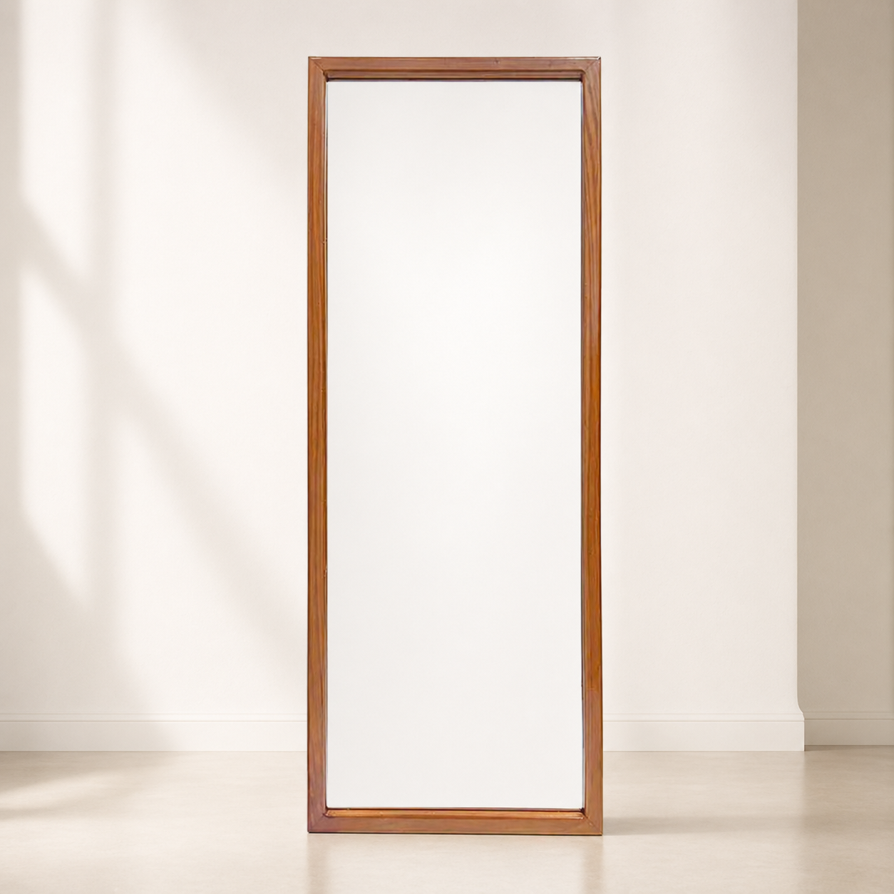 Gương khung gỗ chữ nhật vuông góc – soi toàn thân guong khung go chu nhat vuong goc soi toan than ai clean