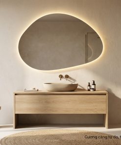 Gương Soi Đèn Led Bất Đối Xứng