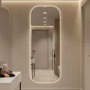 Gương soi đèn led toàn thân chữ nhật bo góc