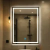 Gương chữ nhật đèn viền Led trước + sau 2 guong chu nhat den led cat 02