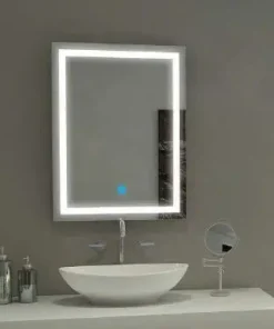 Gương chữ nhật – viền Led trước