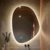 Gương soi đèn led hình sỏi