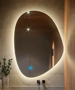 Gương soi đèn led hình sỏi