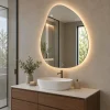 Gương soi đèn led hình sỏi